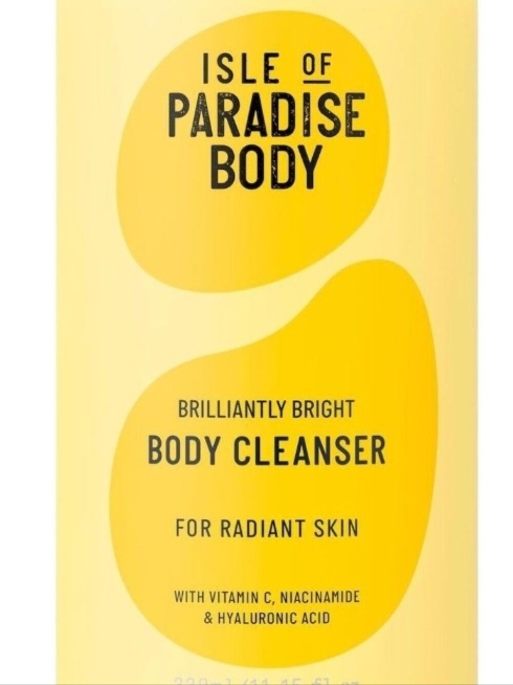 Isle of Paradise Brilliantly Bright Body Cleanser - Yellow